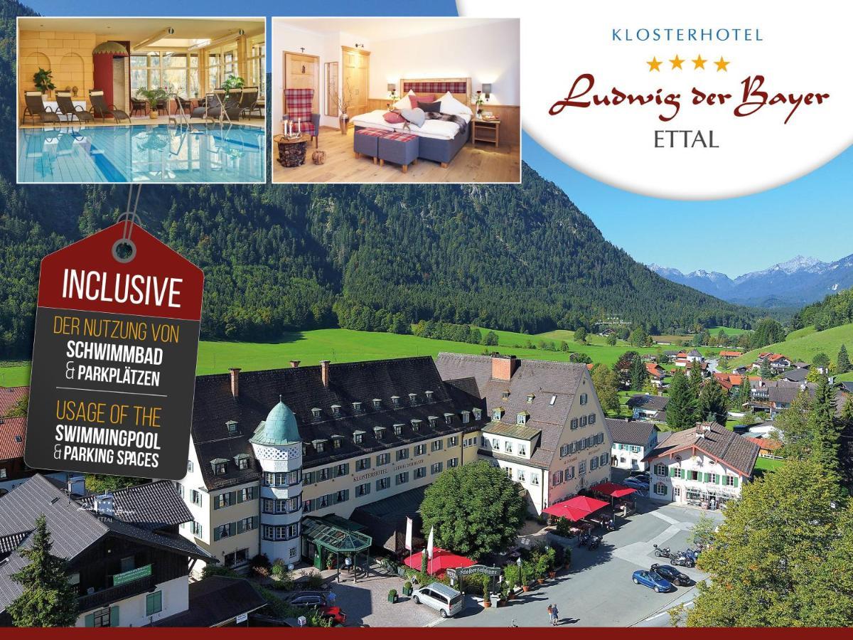 Hotel Klosterhotel Ludwig Der Bayer Етталь Екстер'єр фото